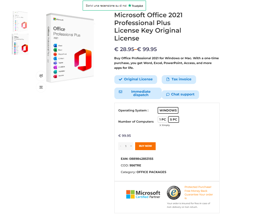 licenza di office licenza di office